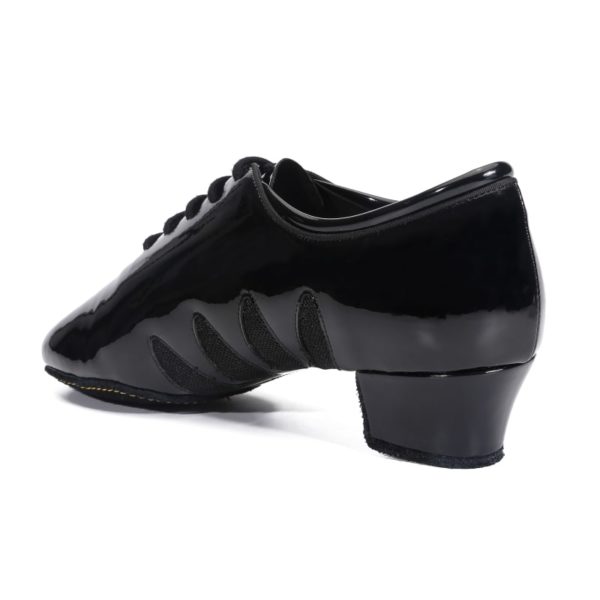 Men latin dance shoes pro patent MG3031-10 (b)