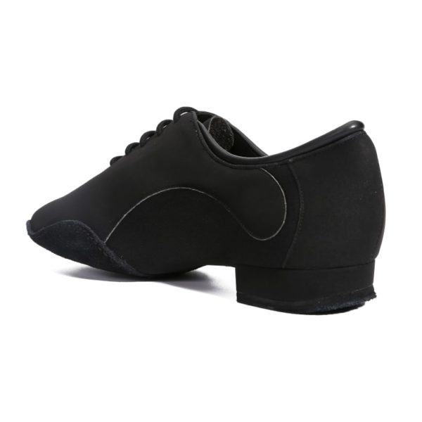 curved heel nubuck standard dance shoes men outsole reinforcement FMG4020-0190 (b)